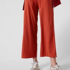 Athleta Avenue Wide Leg Pants Cropped, BLACK